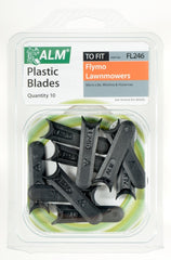 Plastic Blades - with Small Half-Moon