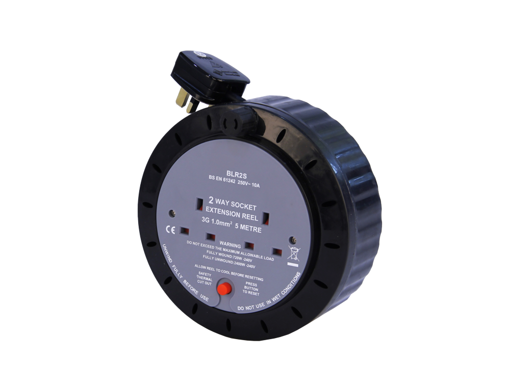 2 Socket Extension Reel
