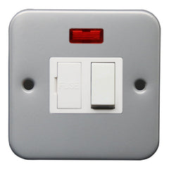 Metal Clad 1 Gang Switched Spur With Neon