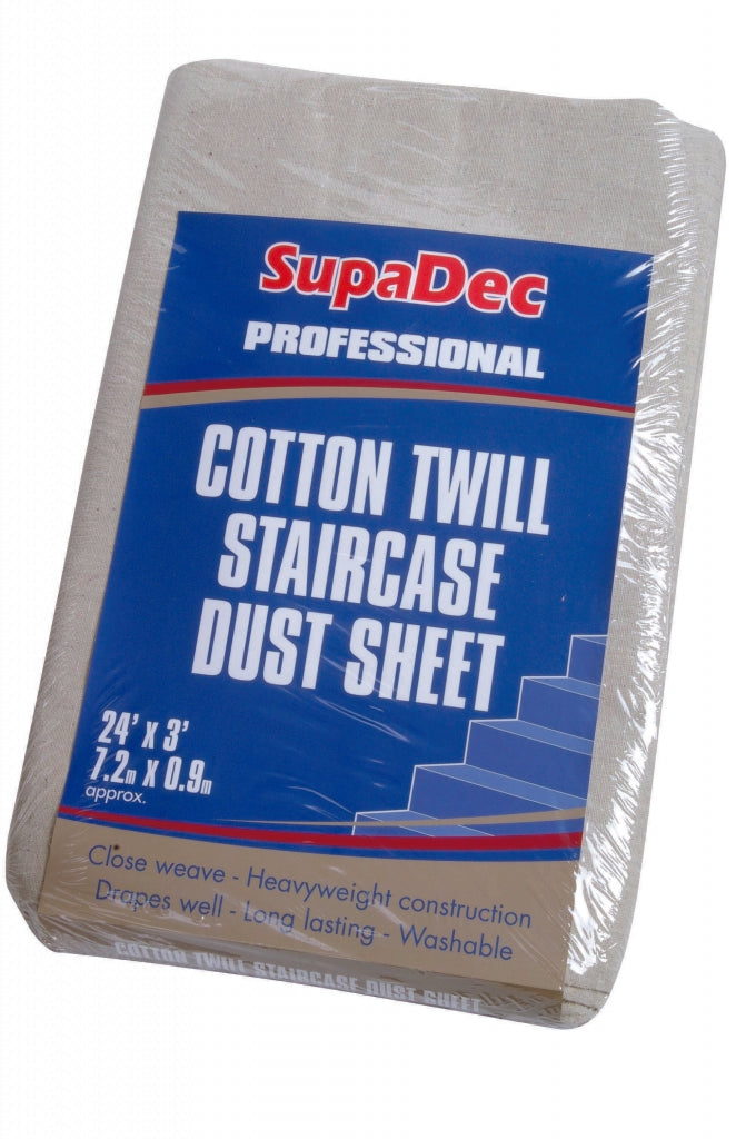 Cotton Twill Staircase Dust Sheet