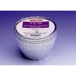 Foil Pudding Basins with Lids