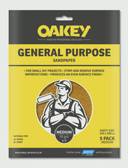 General Purpose Sandpaper 5 Pack