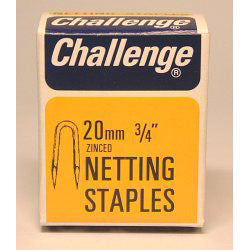 Netting Staples - Zinc Plated (Box Pack)