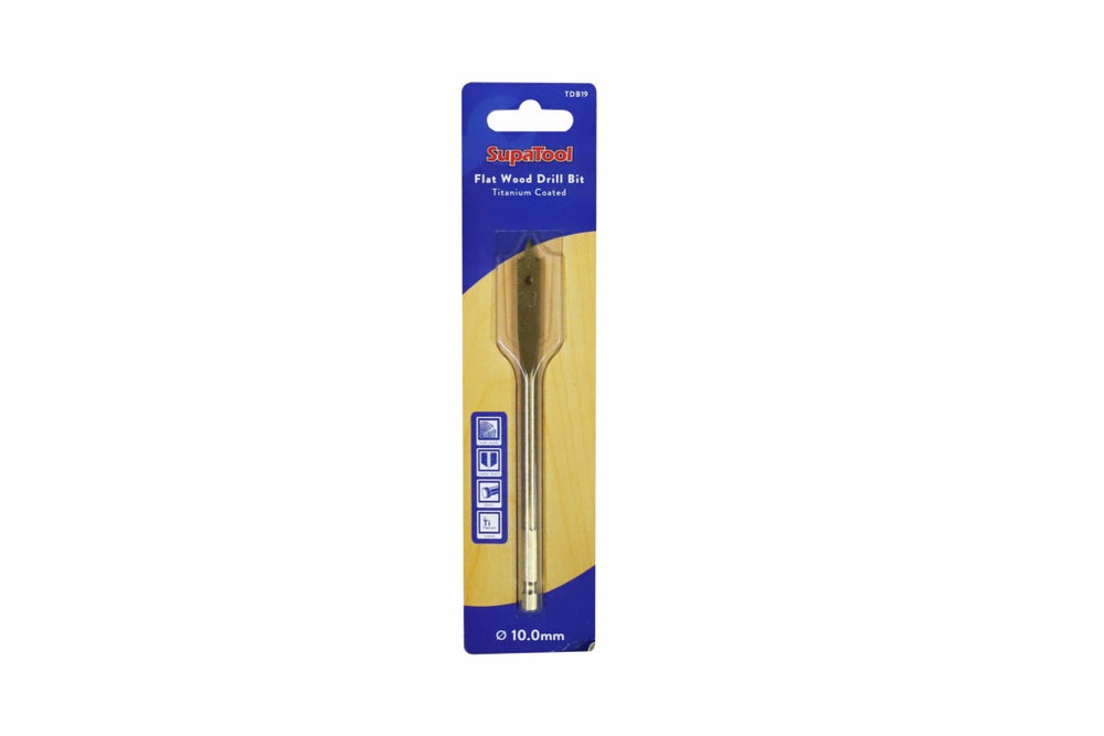 Titanium Coated Flat Wood Drill Bits