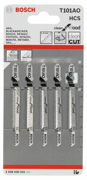 Clean For Wood Curve Jigsaw Blade