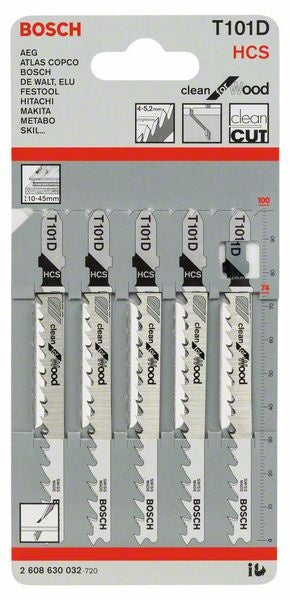 Clean For Wood Jigsaw Blade 10 - 35mm