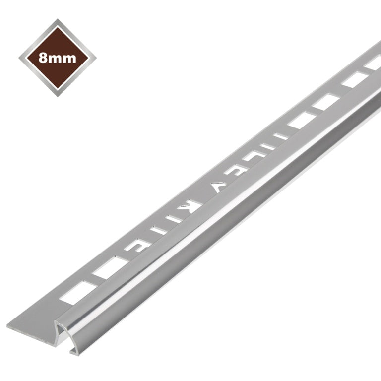 Metal Tile Edging Silver