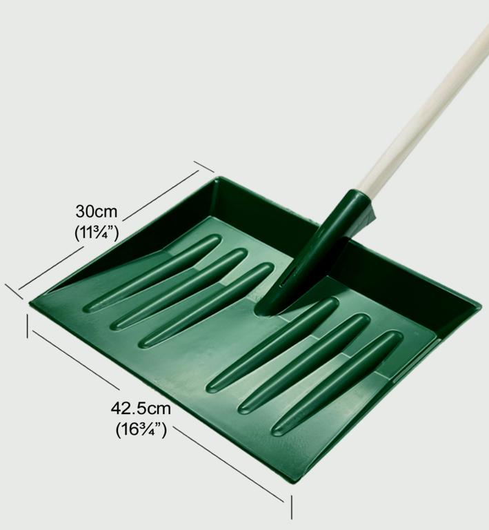 Green Snow Shovel & Handle