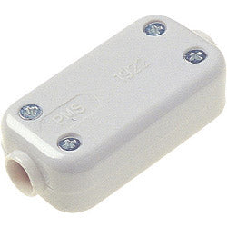 5A, 2 Terminal Fixed Connector, White