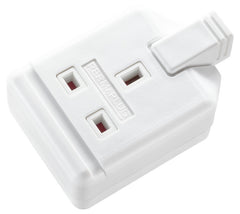 Rubber Extension Socket White