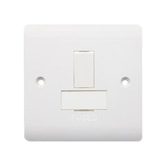 1 Gang Switched Fused Spur Double Pole