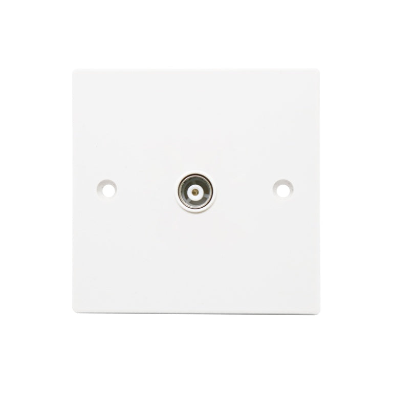 Single Flush Co Axial Aerial Socket
