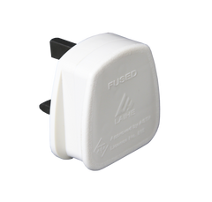 3 Pin BS Plug White 13Amp 250V