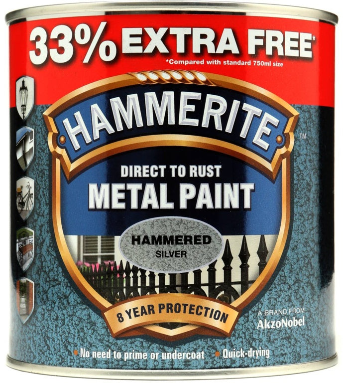Metal Paint Hammered 750ml + 33% Free