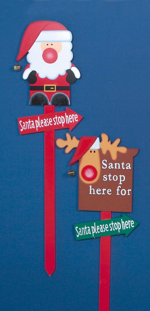 Christmas Wooden Stake