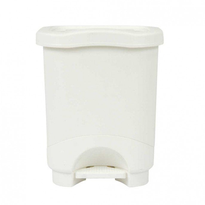 White Pedal Bin