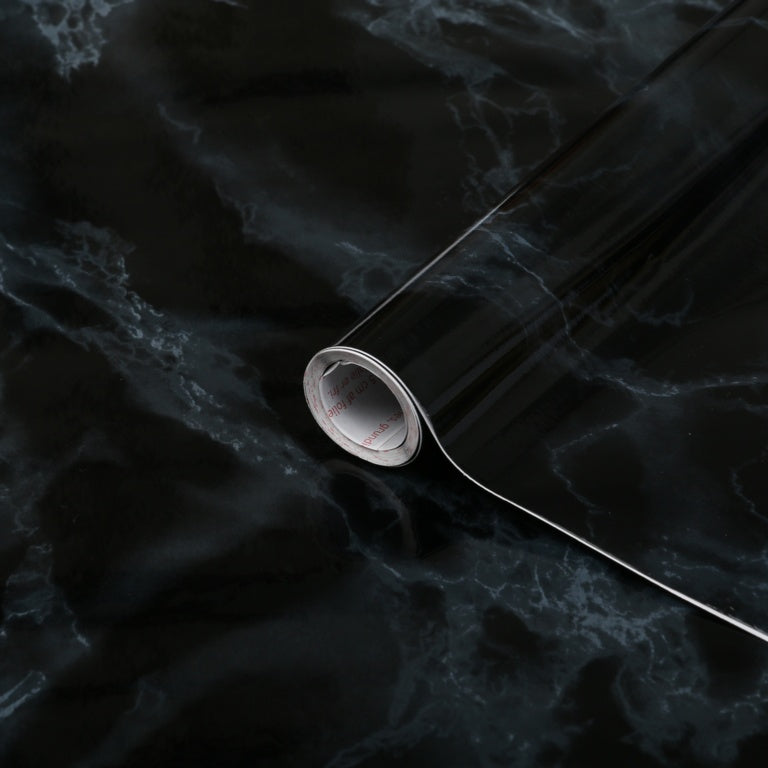 Self Adhesive Film - Marble Black