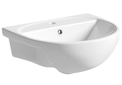 Cloakroom Collection Semi Recessed Basin 515mm