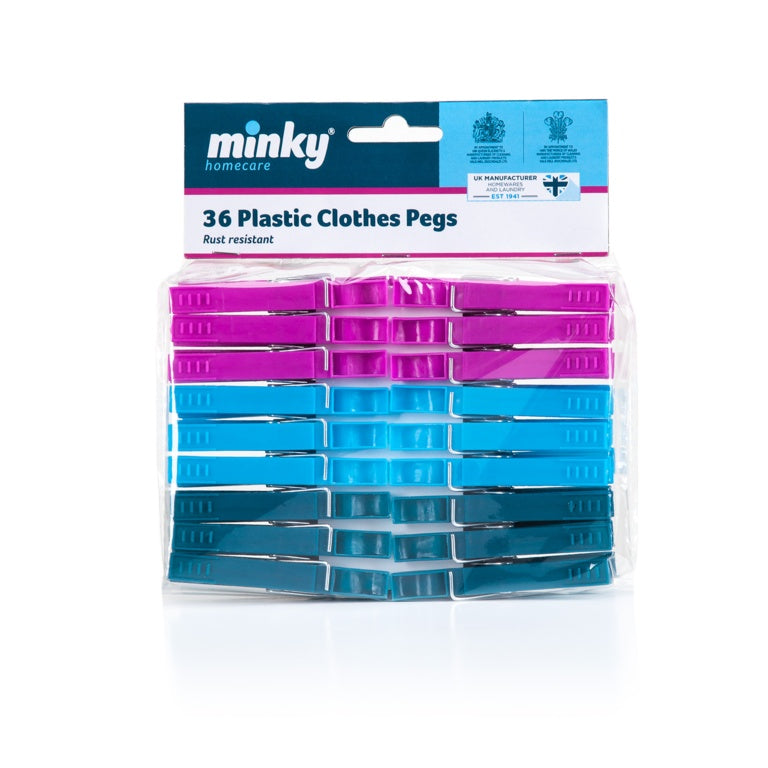 Spring Loaded Plastic Pegs