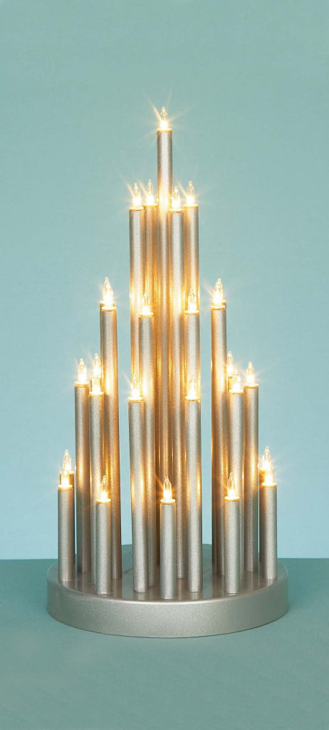 33 Light Silver Candlebridge