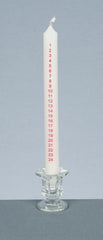 Advent Candle With Glass Holder