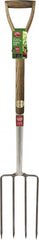 Ash Handle Stainless Steel Digging Fork