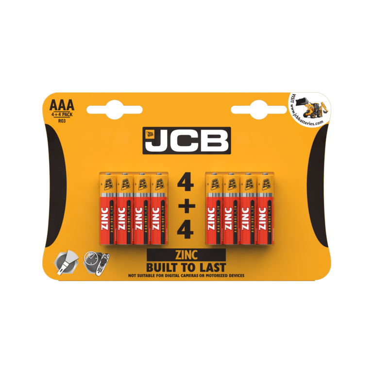 Zinc Batteries 4 Plus 4