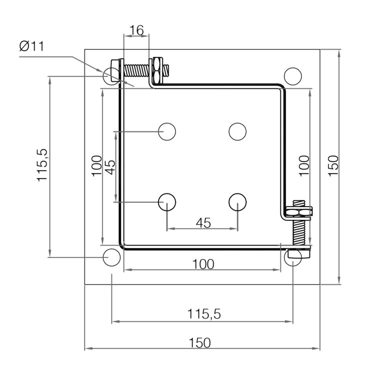 Bolt-Down & Grip Support
