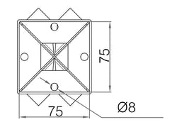 Concrete-In Post Support