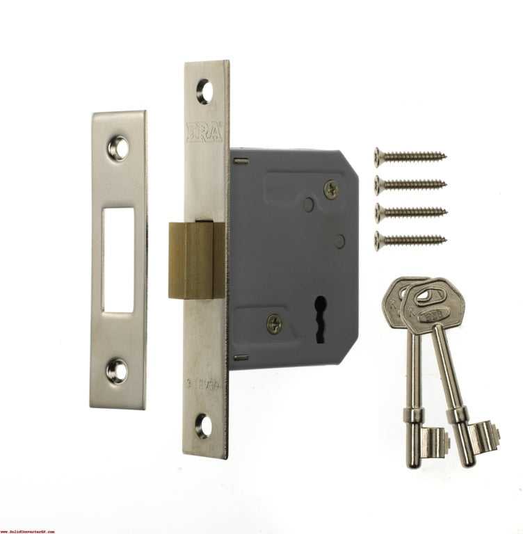 3 Lever Deadlock 3" Chrome Effect
