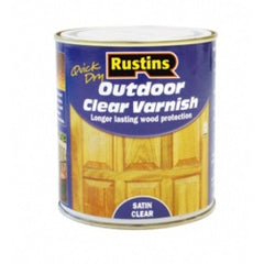 Quick Dry Outdoor Clear Varnish Satin