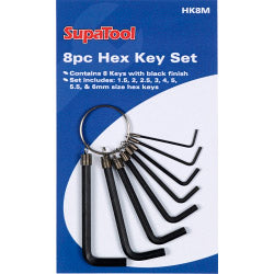 Metric Hex Key Set