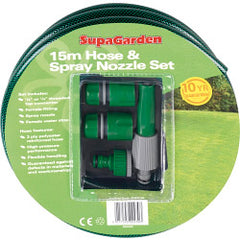 Hose & Spray Nozzle Set