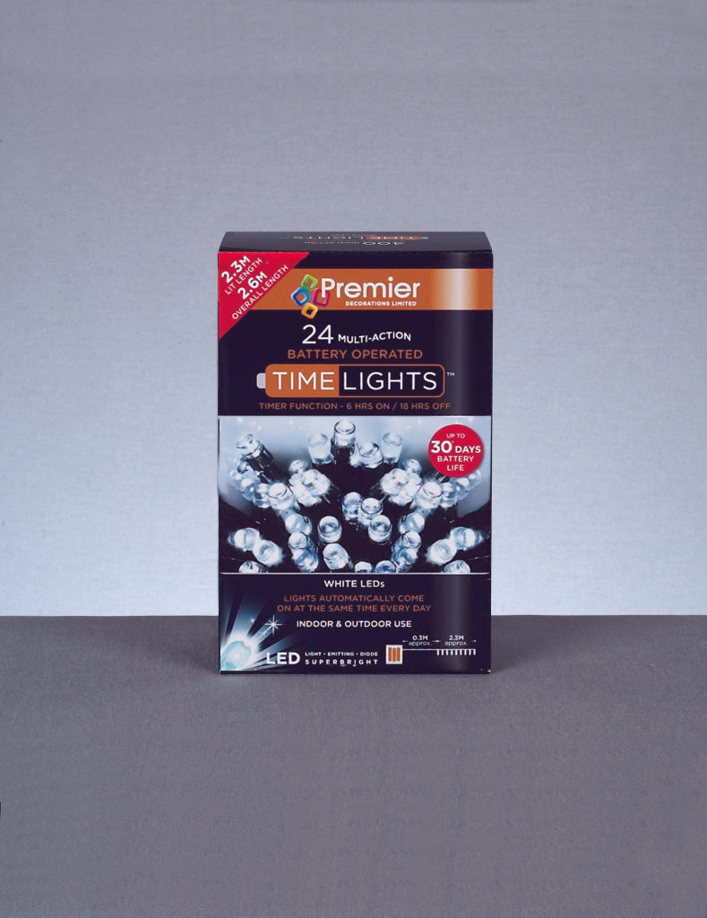 24 LED Multi Action Battery Operated TIMELIGHTS™