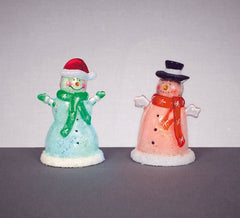 Acrylic Santa & Snowman