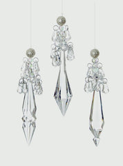 3 Assorted Crystal Drop