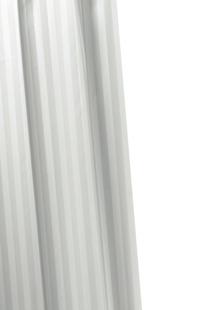 Woven Stripe Shower Curtain