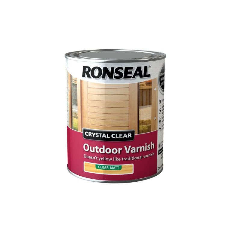 Crystal Clear Outdoor Varnish 750ml