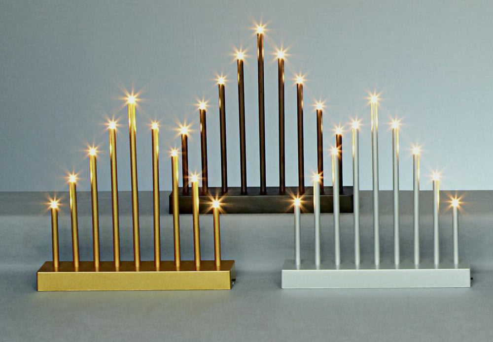 9 Light Battery Operated Candle Bridge Timer LEDs
