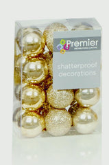 30mm Multi Finish Balls Pack 24
