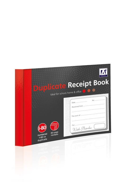 Duplicate Receipt Book 0 - 80 Pages