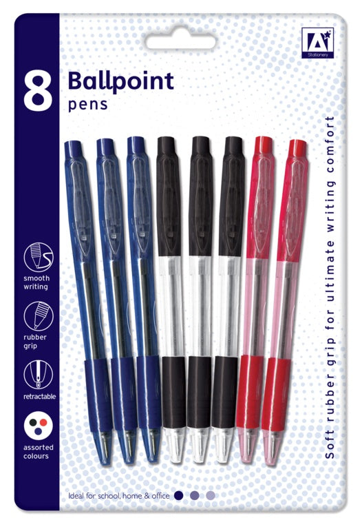 Ballpoint Pens With Grips