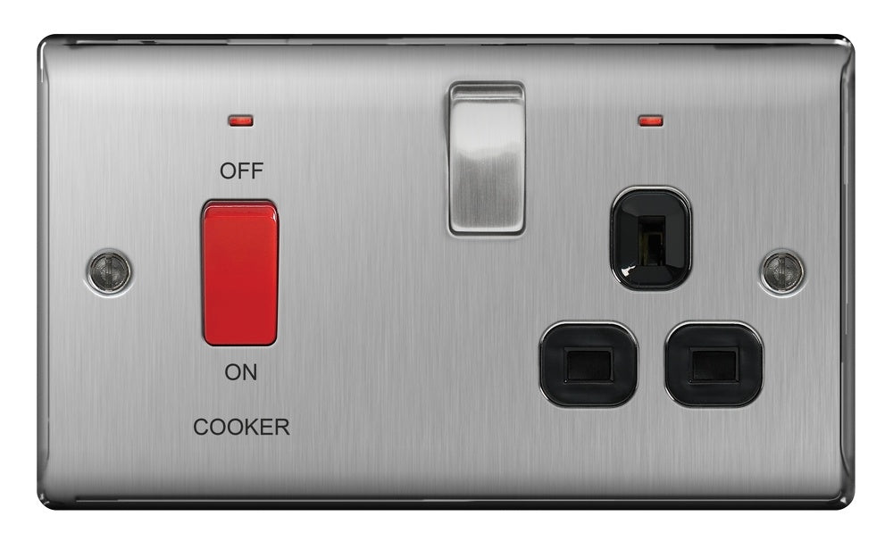 45a Cooker Connection Unit Switched