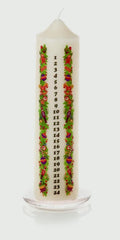 Advent Candle & Glass Holder