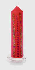 Advent Candle & Glass Holder