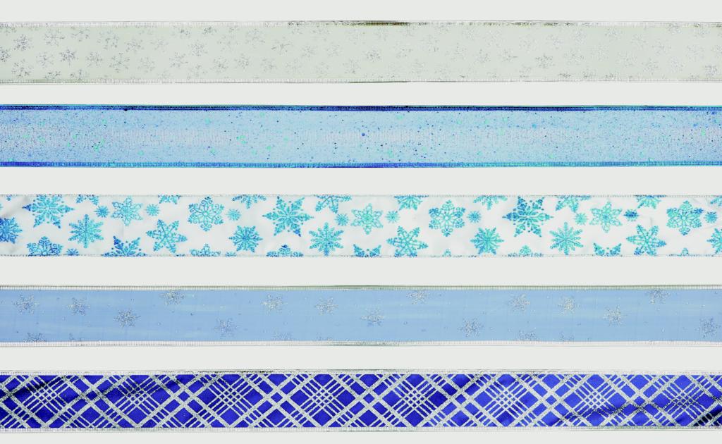 Blue Silver Mix Ribbon In CDU