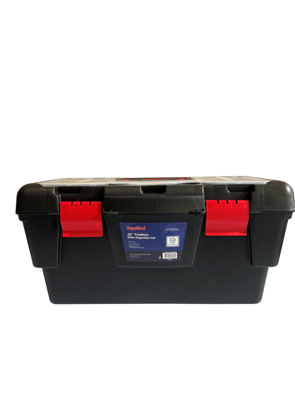 Toolbox With Organiser Lid