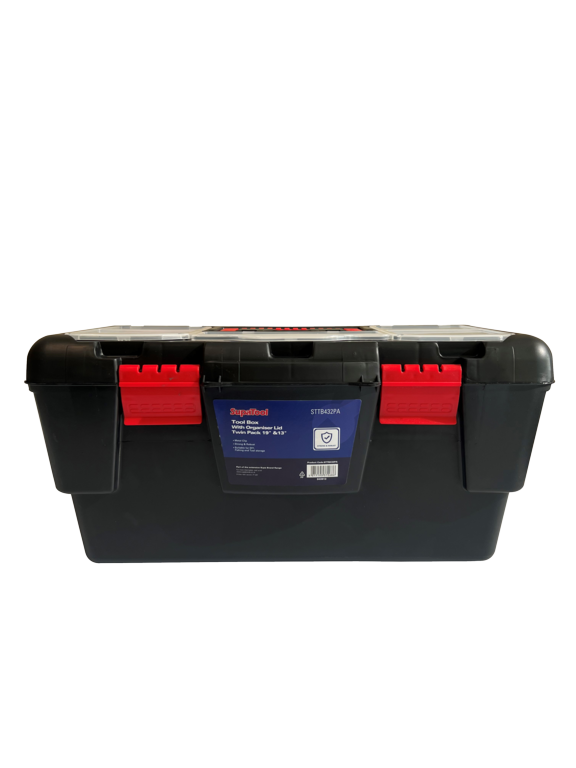 Tool Box With Organiser Lid