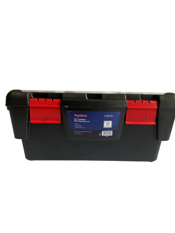 Toolbox With Organiser Lid