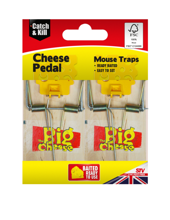 Cheese Pedal Mouse Traps